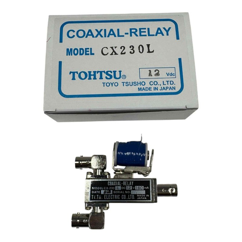 CX-230L CX230L Tohtsu SPDT Coaxial RF Relay Switch 12VDC BNC Female